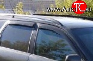 999 р. Комплект дефлекторов окон (ветровиков) 4 шт. (седан) Russtal Audi A4 B5 8D2 седан дорестайлинг (1994-1997)  с доставкой в г. Воронеж