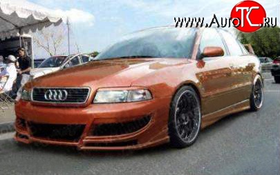 7 299 р. Передний бампер Carzone Audi A4 B5 8D5 универсал 1-ый рестайлинг (1996-1998)  с доставкой в г. Воронеж