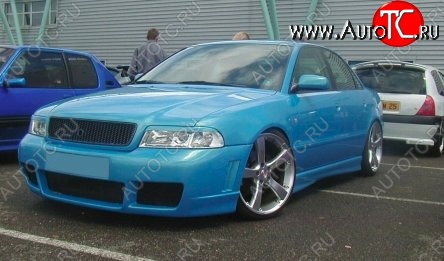 999 р. Реснички на фары CT Audi A4 B5 8D5 универсал 1-ый рестайлинг (1996-1998) (Неокрашенные)  с доставкой в г. Воронеж