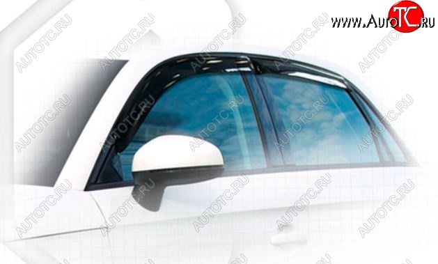 1 899 р. Дефлектора окон CA-Plastiс  Audi A1  8XA хэтчбэк 5 дв. (2010-2018) дорестайлинг, рестайлинг (Classic полупрозрачный, Без хром.молдинга)  с доставкой в г. Воронеж