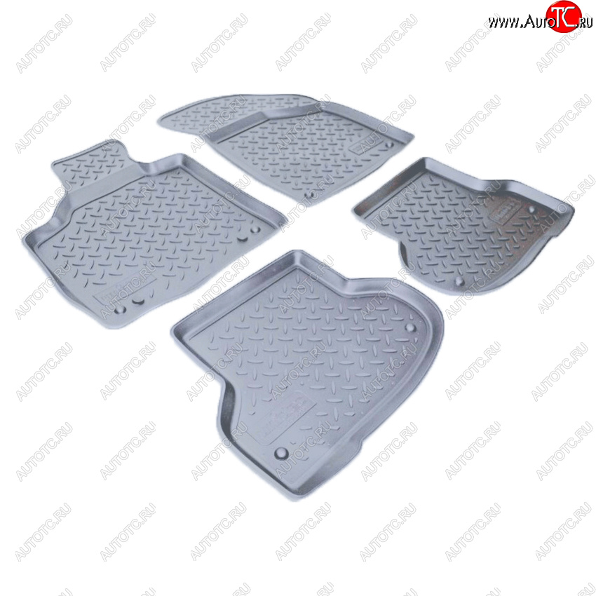 3 169 р. Коврики салона Norplast Unidec  Audi A3 ( 8P1 хэтчбэк 3 дв.,  8PA хэтчбэк 5 дв.) (2008-2013) 2-ой рестайлинг, 3 рестайлинг, 3-ий рестайлинг (Цвет: серый)  с доставкой в г. Воронеж