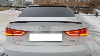 3 399 р. Лип спойлер АВТОКРАТ  Audi A3  8VS седан (2012-2016) дорестайлинг (Неокрашенный)  с доставкой в г. Воронеж. Увеличить фотографию 7