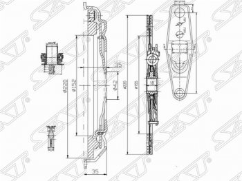 10 299 р. Комплект сцепления SAT  Audi A3 ( 8VS седан,  8VA хэтчбэк 5 дв.,  8V1) (2012-2016), Skoda Fabia  Mk3 (2014-2018), Skoda Octavia  A7 (2012-2017), Skoda Rapid ( NH3,  NH1) (2012-2017), Volkswagen Golf  7 (2012-2017), Volkswagen Jetta  A6 (2011-2015), Volkswagen Polo  5 (2015-2020)  с доставкой в г. Воронеж. Увеличить фотографию 1