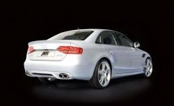 19 899 р. Накладка на задний бампер ABT Audi A4 B8 дорестайлинг, седан (2007-2011)  с доставкой в г. Воронеж. Увеличить фотографию 2