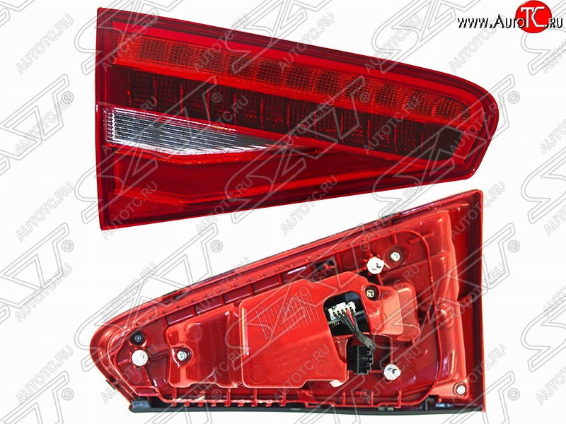 3 299 р. Левый фонарь в крышку багажника SAT (диодный)  Audi A4  B8 (2011-2015) рестайлинг, седан  с доставкой в г. Воронеж