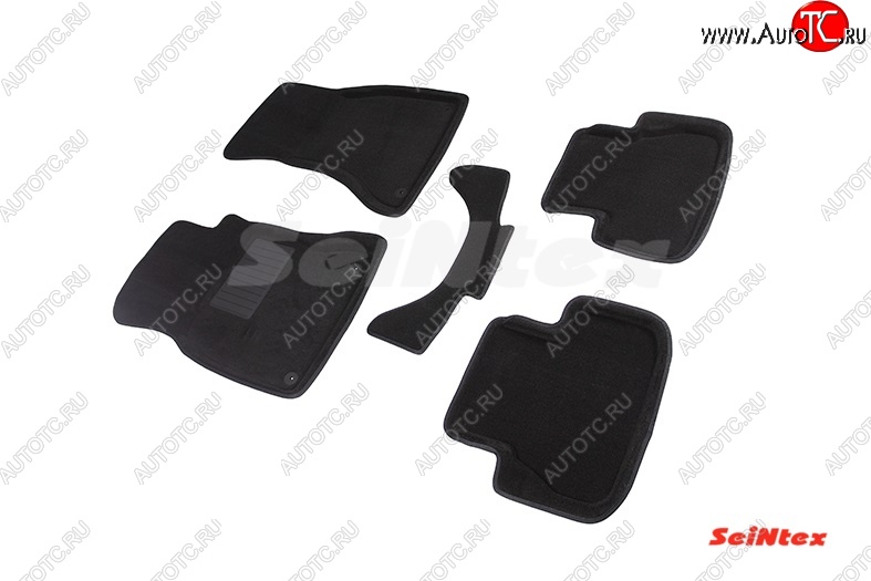 7 649 р. Комплект 3D ковриков в салон Seintex  Audi A4  B8 (2007-2015) дорестайлинг, седан, дорестайлинг, универсал, рестайлинг, седан (Серый)  с доставкой в г. Воронеж