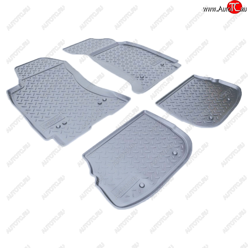 3 699 р. Коврики салона Norplast Unidec  Audi A4 ( B6,  B7) (2000-2009) седан, универсал (Цвет: серый)  с доставкой в г. Воронеж