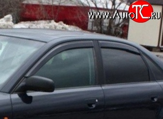 999 р. Комплект дефлекторов окон (ветровиков) 4 шт. (седан) Russtal Audi A4 B7 седан (2004-2008)  с доставкой в г. Воронеж