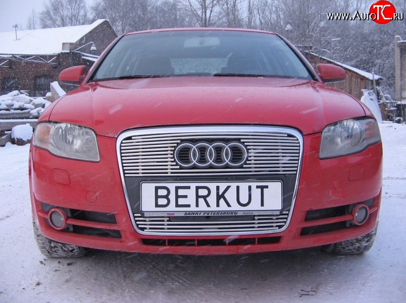 5 299 р. Декоративная вставка решетки радиатора Berkut Audi A4 B7 седан (2004-2008)  с доставкой в г. Воронеж