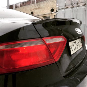3 299 р. Лип спойлер АВТОКРАТ  Audi A5  8T (2007-2011) дорестайлинг, лифтбэк (Неокрашенный)  с доставкой в г. Воронеж. Увеличить фотографию 3