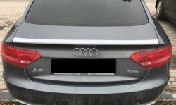 3 999 р. Лип спойлер CT Audi A5 8T дорестайлинг, лифтбэк (2007-2011) (Неокрашенный)  с доставкой в г. Воронеж. Увеличить фотографию 4