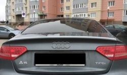 3 999 р. Лип спойлер CT Audi A5 8T дорестайлинг, лифтбэк (2007-2011) (Неокрашенный)  с доставкой в г. Воронеж. Увеличить фотографию 5
