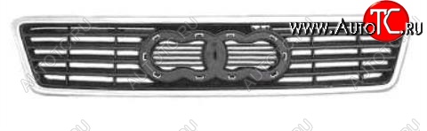 2 699 р. Решётка радиатора INPART (хром) Audi A6 C5 дорестайлинг, седан (1997-2001)  с доставкой в г. Воронеж