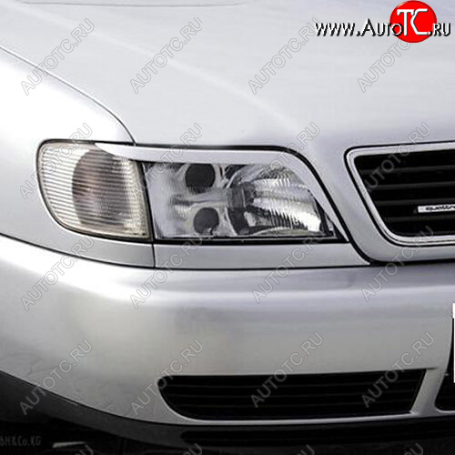 739 р. Реснички передних фар Кураж  Audi A6  C4 (1994-1997) универсал (Неокрашенные)  с доставкой в г. Воронеж