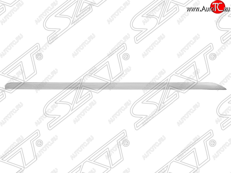 499 р. Левый молдинг на передний бампер SAT (хром)  Audi A6  C6 (2008-2010) рестайлинг, седан, рестайлинг, универсал  с доставкой в г. Воронеж