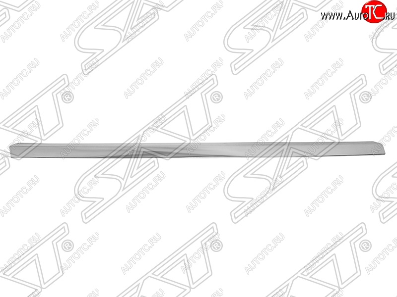 519 р. Молдинг на передний бампер SAT (правый, хром) Audi A6 C6 дорестайлинг, седан (2004-2008)  с доставкой в г. Воронеж