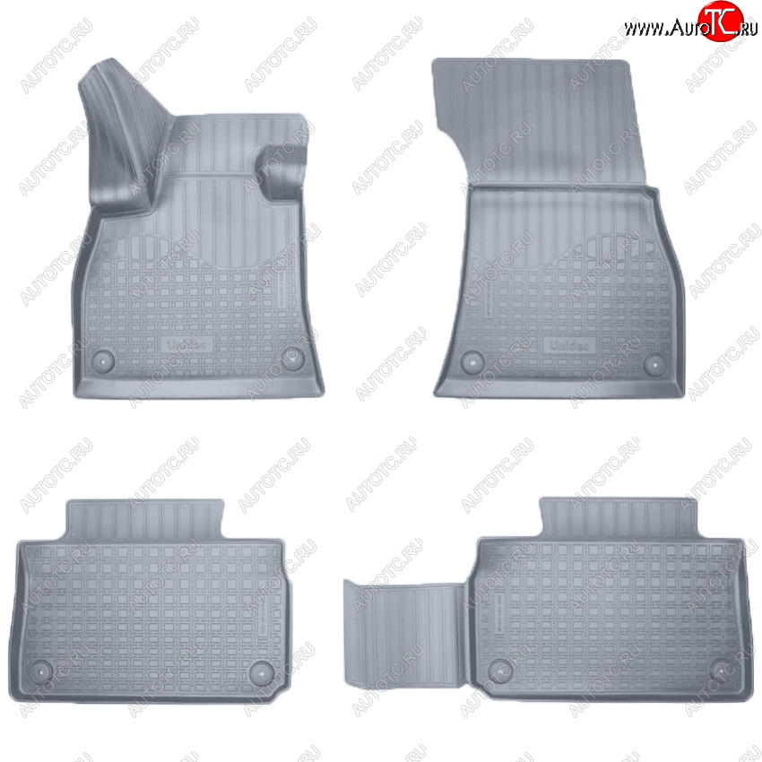 3 149 р. Коврики салона Norplast Unidec  Audi e-tron  GE (2018-2023) (Цвет: серый)  с доставкой в г. Воронеж