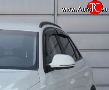 999 р. Комплект дефлекторов окон (ветровиков) 4 шт. Russtal Audi Q3 8U дорестайлинг (2011-2015)  с доставкой в г. Воронеж