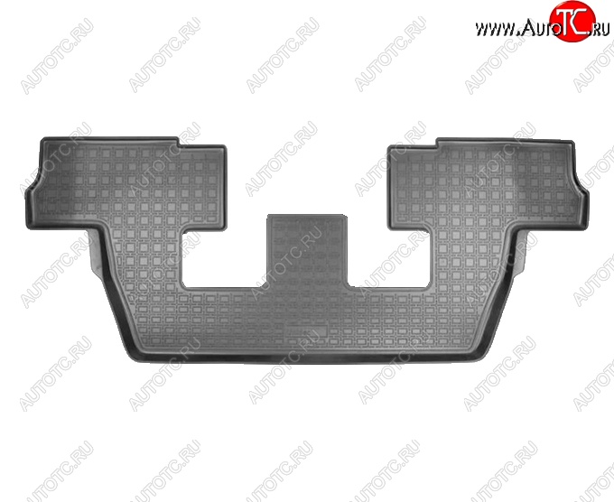 1 039 р. Коврик салонный Noplast (3-ий ряд) Audi Q7 4M дорестайлинг (2015-2020) (Черный)  с доставкой в г. Воронеж