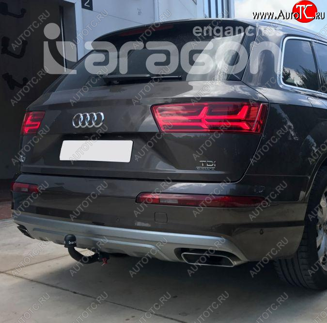 22 699 р. Фаркоп Aragon Audi Q7 4L дорестайлинг (2005-2009) (тип шара: V)  с доставкой в г. Воронеж