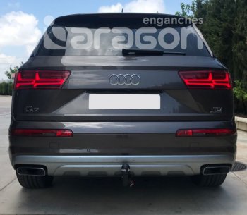 22 699 р. Фаркоп Aragon Audi Q7 4L дорестайлинг (2005-2009) (тип шара: V)  с доставкой в г. Воронеж. Увеличить фотографию 5