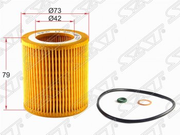 Фильтр масляный SAT (картридж) BMW 1 серия (E82,  F21,  F20), 2 серия (F22), 3 серия (E90,  E91,  E92,  F34,  F30), 5 серия (E60,  F11,  F10), 6 серия (E63,  F13), 7 серия (E65,E66, E67, E68,  F01-F04), X3 (E83,  F25), X4 (F26), X5 (E70,  F15), X6 (E71,  F16), Z4 (E85)