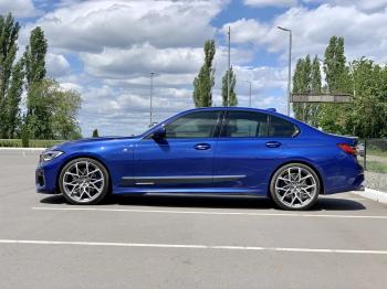 11 499 р. Пластиковые накладки M порогов BMW 3 серия G20 седан (2018-2022) (цвет: черный глянец)  с доставкой в г. Воронеж. Увеличить фотографию 3