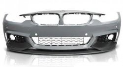61 499 р. Передний бампер M-performance BMW 4 серия F32 купе дорестайлинг (2013-2017) (Неокрашенный)  с доставкой в г. Воронеж. Увеличить фотографию 2