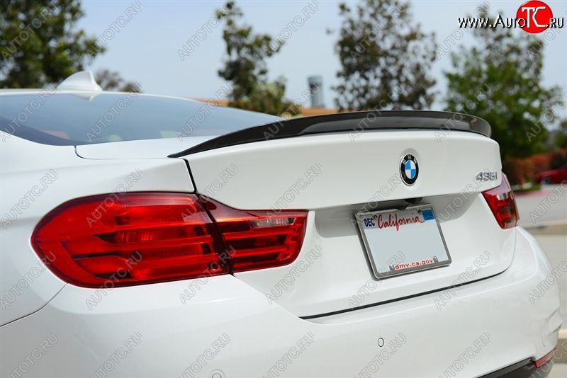 4 149 р. Спойлер багажника Performance BMW 4 серия F32 купе рестайлинг (2017-2020) (Неокрашенный)  с доставкой в г. Воронеж