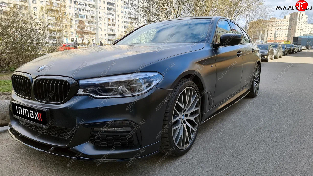 13 499 р. Сплиттер переднего бампера M-Performance  BMW 5 серия  G30 (2016-2020) дорестайлинг, седан (Неокрашенный)  с доставкой в г. Воронеж