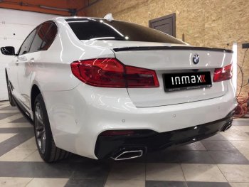 7 999 р. Спойлер багажника M-Performance BMW 5 серия G30 дорестайлинг, седан (2016-2020) (черный глянцевый)  с доставкой в г. Воронеж. Увеличить фотографию 4