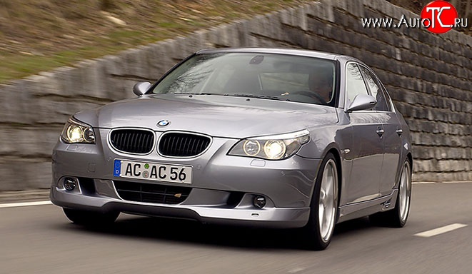 4 999 р. Накладка AC Schnitzer на передний бампер BMW 5 серия E60 седан дорестайлинг (2003-2007)  с доставкой в г. Воронеж