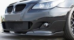 19 899 р. Накладка на передний бампер М-Техник BMW 5 серия E60 седан дорестайлинг (2003-2007)  с доставкой в г. Воронеж. Увеличить фотографию 2