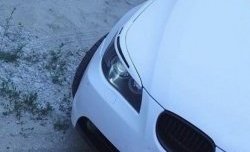 1 249 р. Реснички на фары CT BMW 5 серия E60 седан дорестайлинг (2003-2007) (Неокрашенные)  с доставкой в г. Воронеж. Увеличить фотографию 2