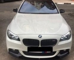 10 849 р. Накладка на передний бампер M-Performance BMW 5 серия F10 рестайлинг, седан (2013-2017) (Неокрашенная)  с доставкой в г. Воронеж. Увеличить фотографию 3