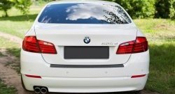 1 749 р. Накладка на задний бампер RA BMW 5 серия F10 седан дорестайлинг (2009-2013) (Поверхность шагрень)  с доставкой в г. Воронеж. Увеличить фотографию 3