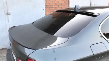 3 499 р. Спойлер на стекло Autostl BMW 5 серия F10 седан дорестайлинг (2009-2013) (Неокрашенный)  с доставкой в г. Воронеж. Увеличить фотографию 2