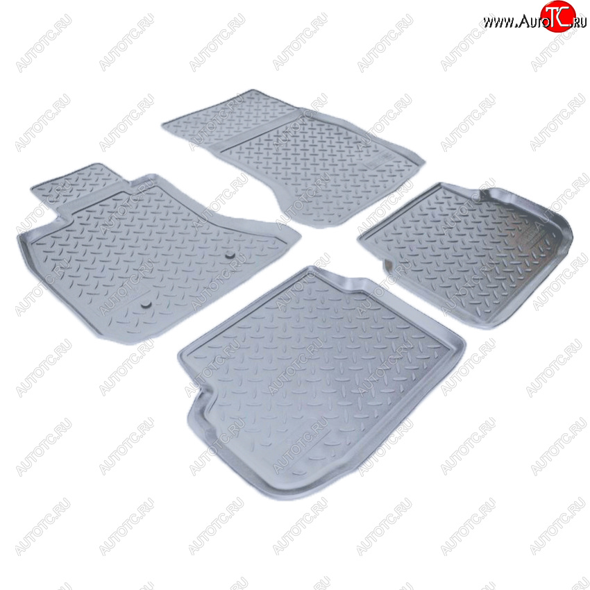 3 799 р. Коврики салона Norplast Unidec  BMW 7 серия  F01-F04 (2008-2015) седан (Цвет: серый)  с доставкой в г. Воронеж