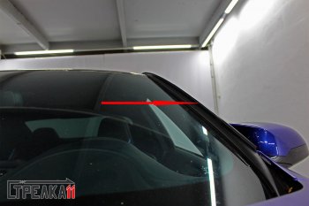 1 699 р. Водостоки лобового стекла Стрелка 11  BMW M4  F82 (2013-2020) дорестайлинг, купе, рестайлинг, купе  с доставкой в г. Воронеж. Увеличить фотографию 2