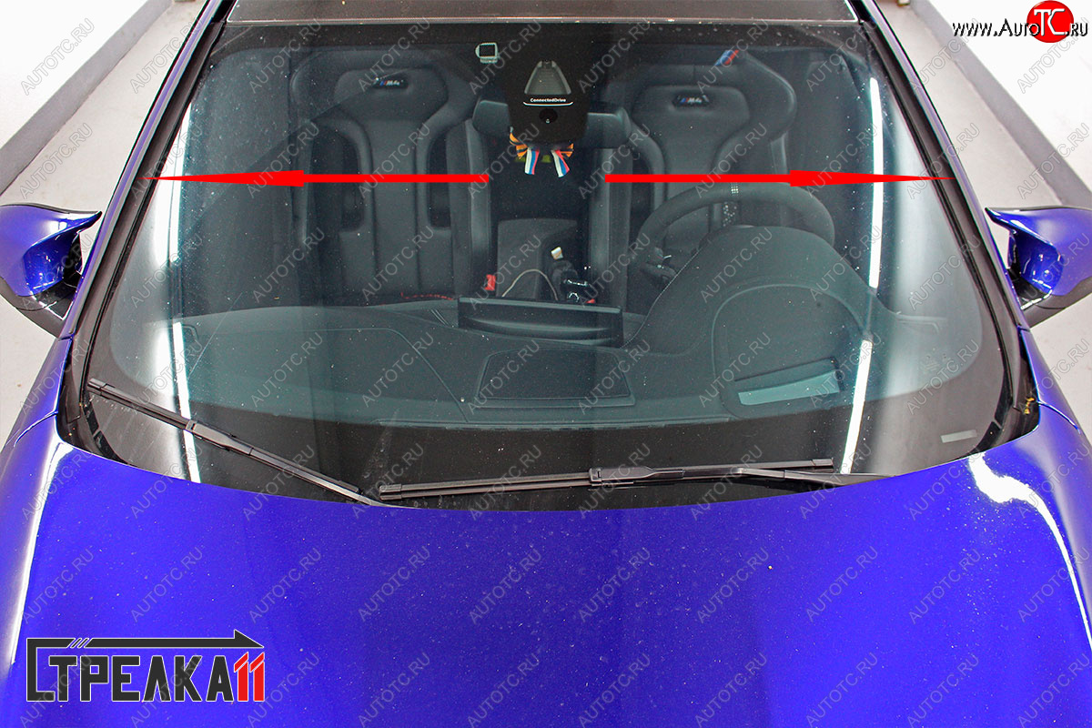 1 699 р. Водостоки лобового стекла Стрелка 11  BMW M4  F82 (2013-2020) дорестайлинг, купе, рестайлинг, купе  с доставкой в г. Воронеж