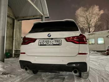 8 999 р. Спойлер Inmax в стиле X3M (F97)  BMW X3  G01 (2017-2023) дорестайлинг, рестайлинг (Неокрашенный)  с доставкой в г. Воронеж. Увеличить фотографию 10