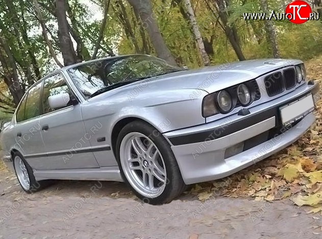 4 499 р. Накладка на передний бампер Schnitzer BMW 5 серия E34 универсал (1988-1996)  с доставкой в г. Воронеж