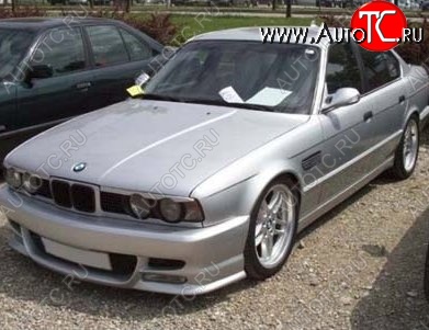 1 649 р. Реснички на фары CT v2 BMW 5 серия E34 седан дорестайлинг (1988-1994) (Неокрашенные)  с доставкой в г. Воронеж