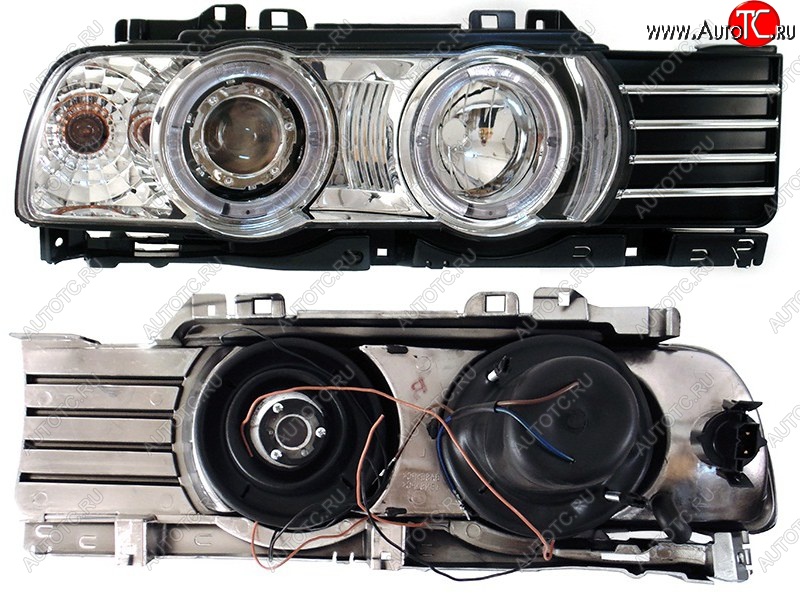 13 399 р. Правая передняя фара SAT (цельная с габаритом) BMW 5 серия E34 универсал (1988-1996)  с доставкой в г. Воронеж