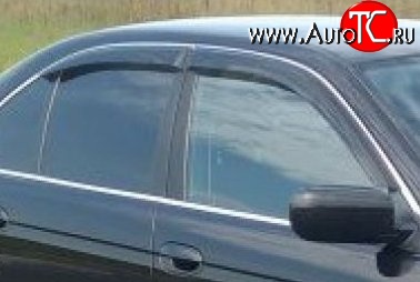 999 р. Комплект дефлекторов окон (ветровиков) 4 шт. Touring Russtal BMW 3 серия E36 седан (1990-2000)  с доставкой в г. Воронеж