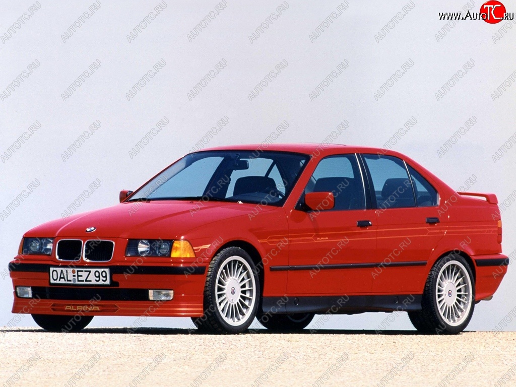 12 219 р. Накладка на передний бампер Alpina BMW 3 серия E36 седан (1990-2000)  с доставкой в г. Воронеж