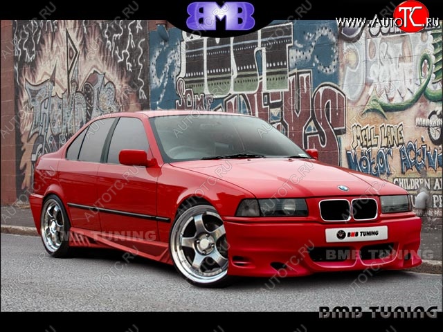 25 899 р. Передний бампер BMB BMW 3 серия E36 седан (1990-2000)  с доставкой в г. Воронеж