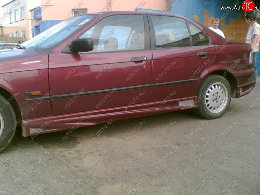 3 549 р. Пороги накладки M-Sport BMW 3 серия E36 седан (1990-2000)  с доставкой в г. Воронеж