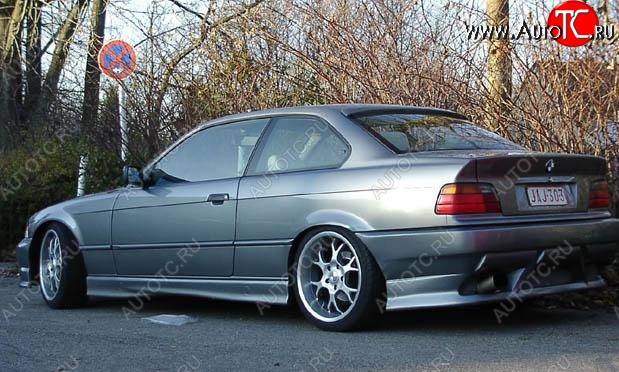 4 499 р. Пороги накладки Rieger2 BMW 3 серия E36 седан (1990-2000)  с доставкой в г. Воронеж