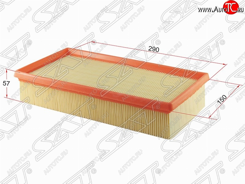 299 р. Фильтр воздушный двигателя SAT (290х150х57 mm)  BMW 7 серия  E38 - X5  E53  с доставкой в г. Воронеж